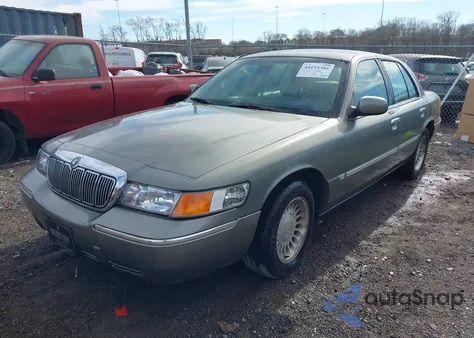 2001 Mercury Grand Marquis Ls из США, поврежденный, VIN 2MEFM75W81X634694